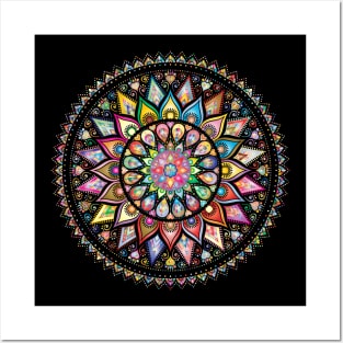 Mandala Happiness Posters and Art